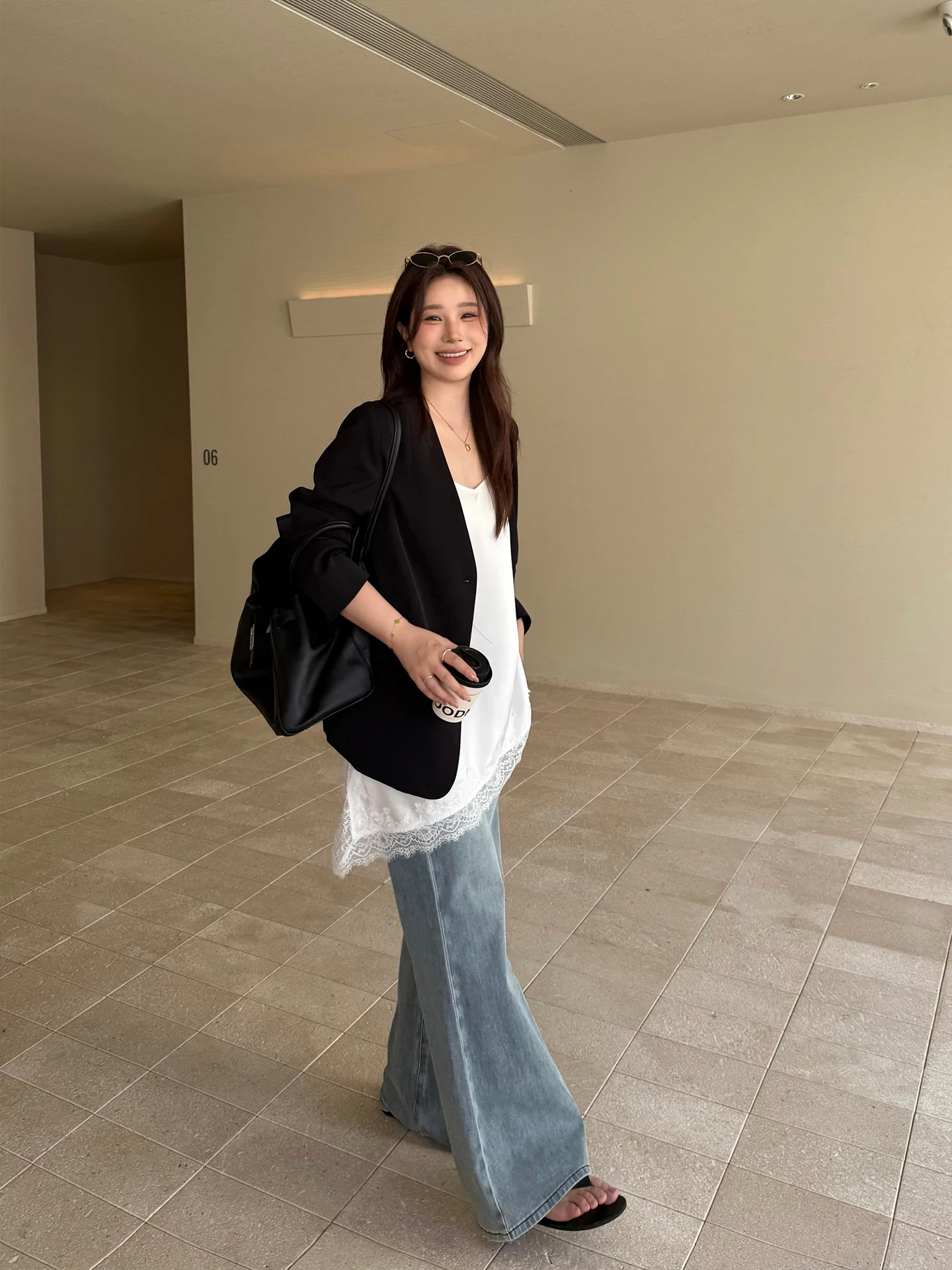 

anan plus Size Women's Modern mat Lapell Suit Casual Outerwear V-Ne Long Sve Regular Fit Chinese Sle