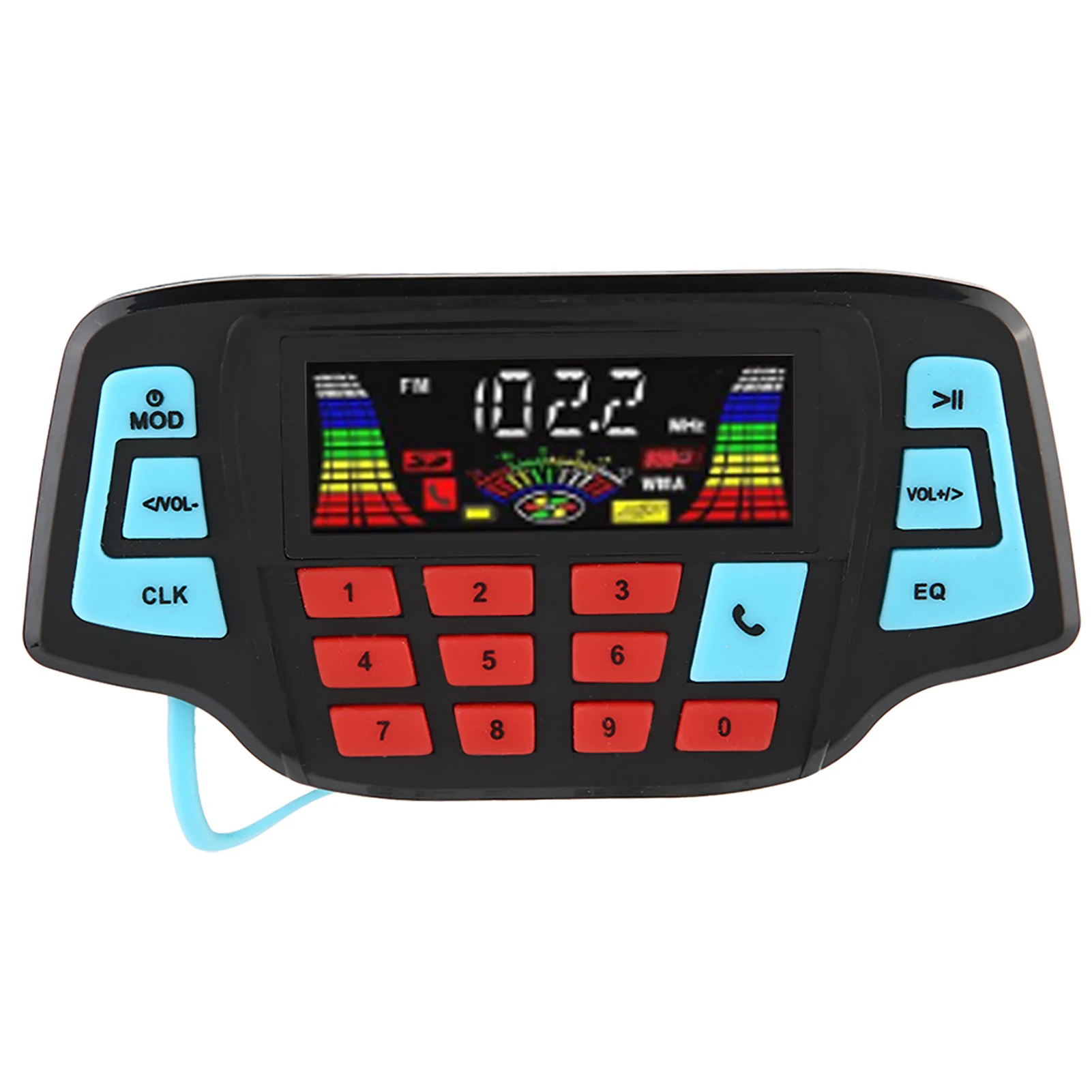 

Waterproof Motorcycle BT MP3 Player Audio Stereo Speaker System USB Memory Card Carrier