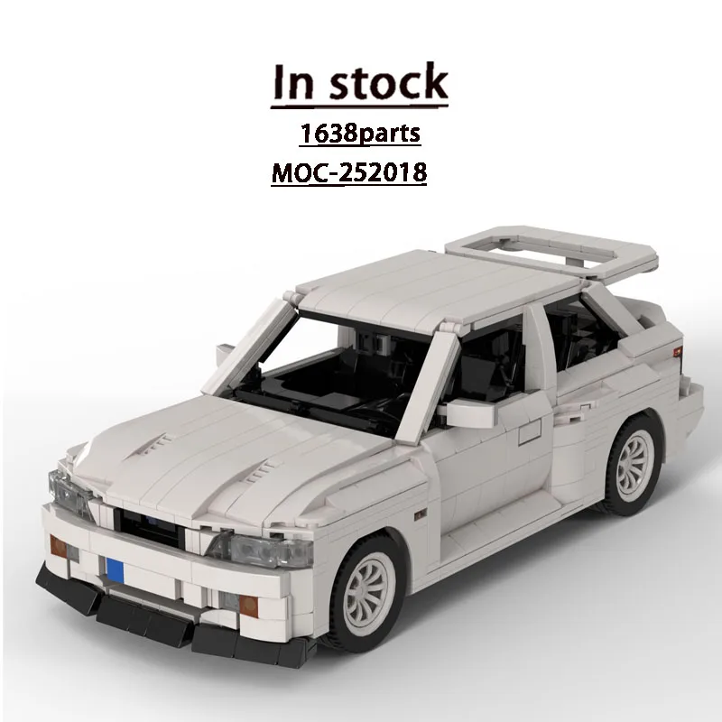 

Конструктор MOC-252018: Классический Новый Эмблемический Белый Спортивный Суперкар для Гонки, 1638 Деталей, Подарок на День Рождения для Мальчиков и Детей