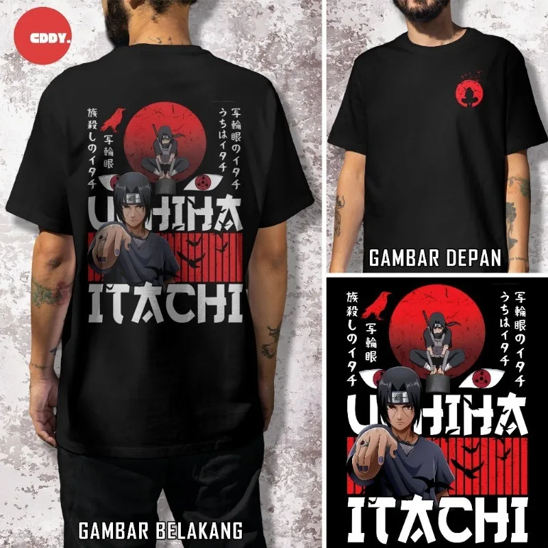 

CDDY.ID - Premium Japanese Streetwear - T-Shirt Naruto - Uchiba Itachi American Street Print Men's and Women's T-Shirts