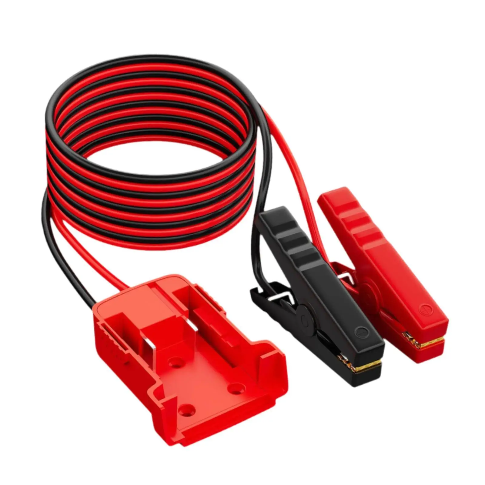 1.8M 12 AWG Car Cable with Alligator Clips Accessory Versatile Lightweight for