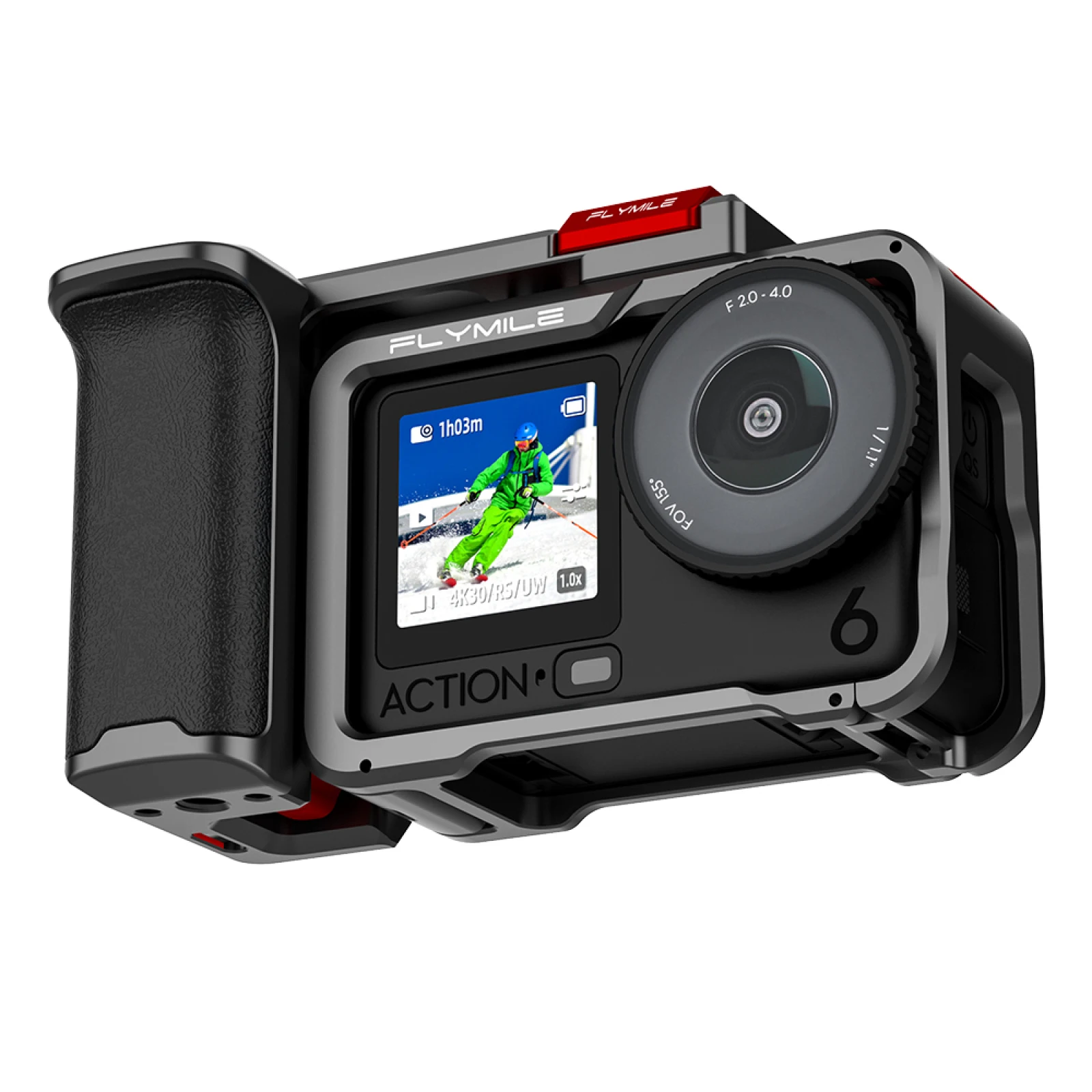 Aluminum Alloy Protective Frame for DJI Osmo Action 6, Street Photography Extension Mount Camera Accessories 2