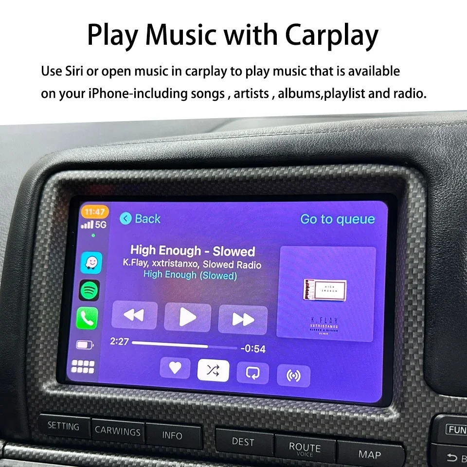 AZTON Apple Wireless CarPlay Android Auto Retrofit Module For Nissan GTR 35 Car Multimedia System