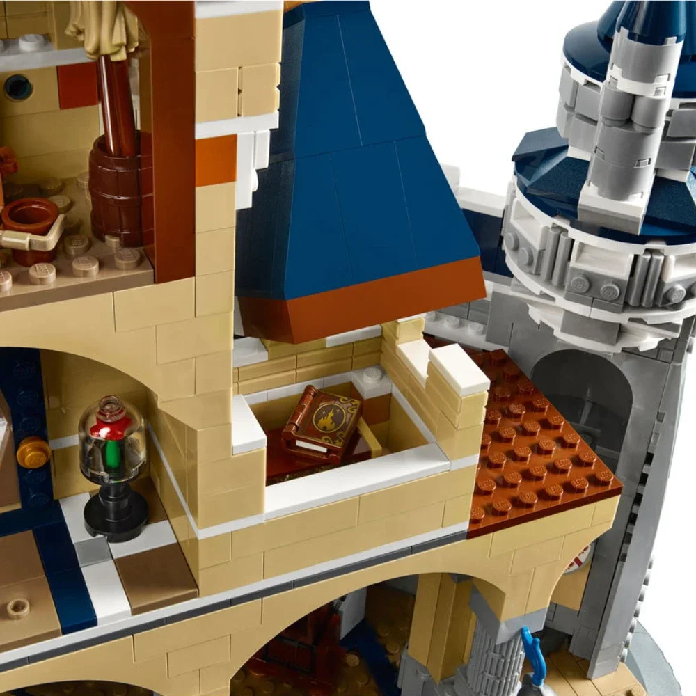 مجموعات مكعبات بناء Magic World Castle 71040 مناسبة لهدايا عيد الميلاد غير متوافقة مع جزيئات Legoed