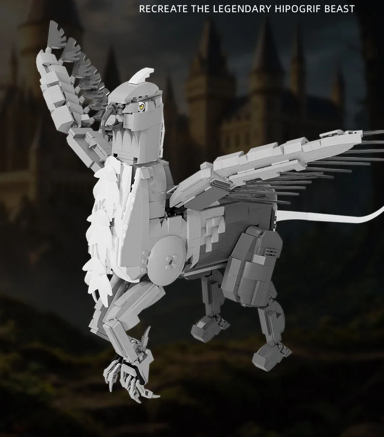 Idea Magic Movie Mythology Animals Images Buckbeak Baustein Hippogriff Modellbausätze Ziegel Konstruktionsspielzeug für Geschenke – Detail 2