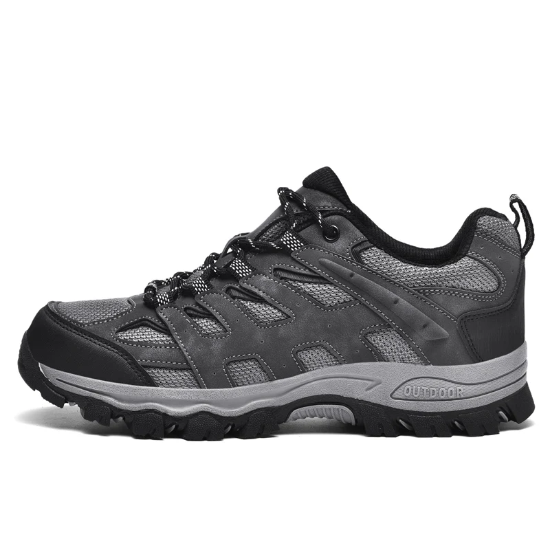 HIKEUP scarpe da Trekking per uomo sport all'aria aperta Trekking arrampicata Sneakers per uomo scarpe antinfortunistiche antiscivolo caccia turismo montagna