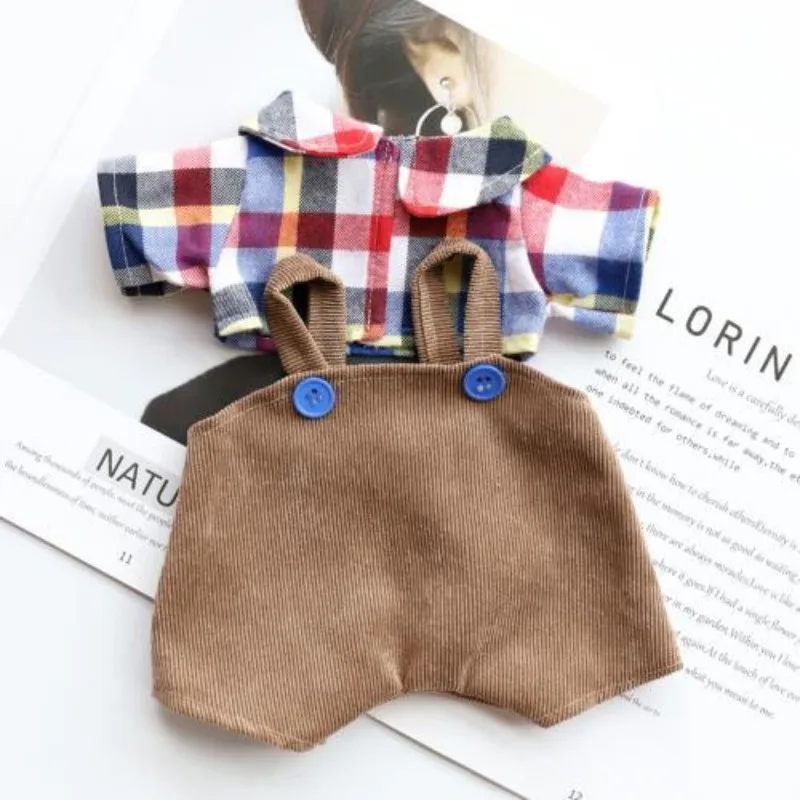 30cm Teddy Bear Clothing Kawaii Teddy Bear Doll Clothing Accessories Plush Doll Replacement Clothing