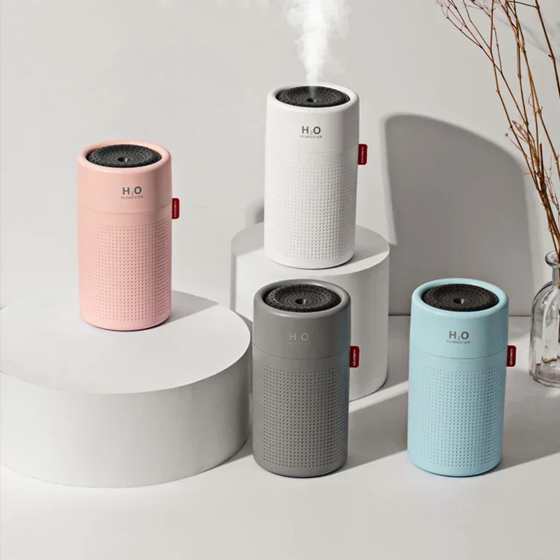 Wireless Air Humidifier 2000mAh USB Rechargeable Aroma Diffuser Ultrasonic Aroma Water Mist Diffuser Light Umidificador