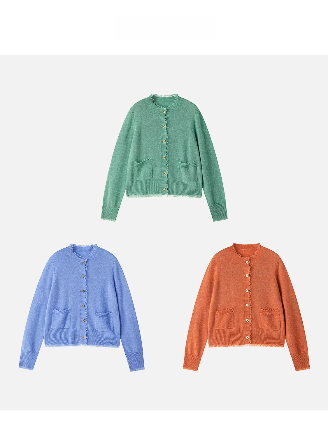 

JINGJING2025 Новая шелковая вязаная кофта из кашемира с длинным рукавом и одной пуговицей, женская, свободного кроя, зимняя