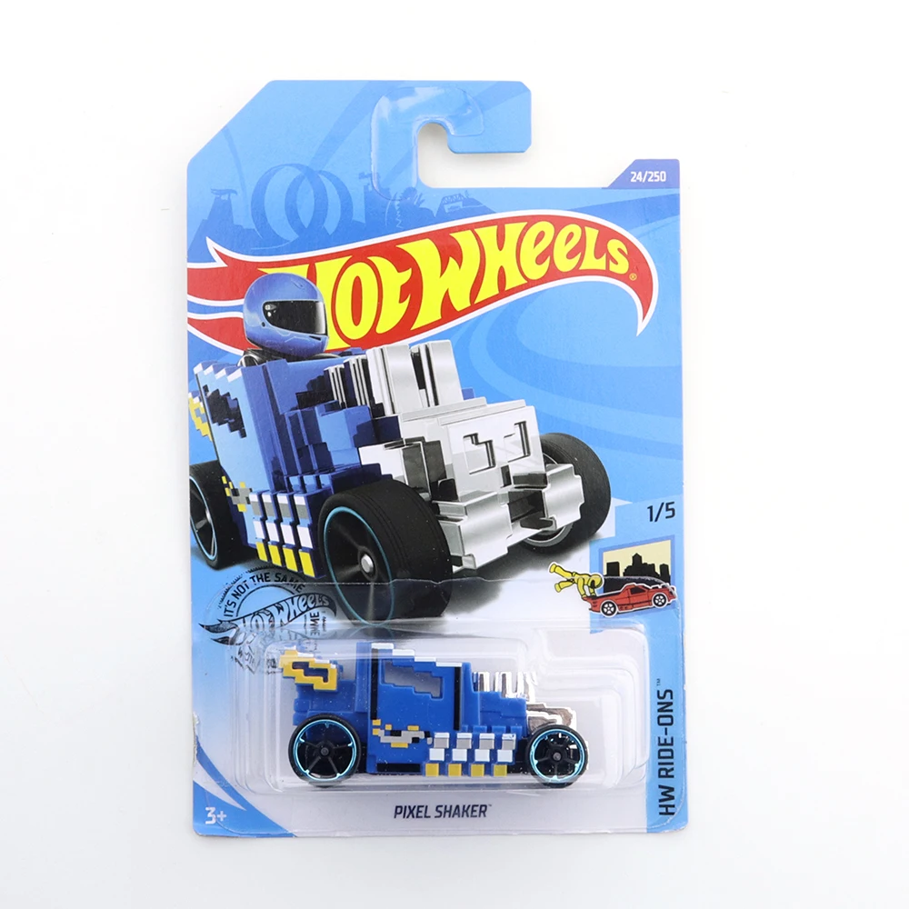 2020-24  2021-59 PIXEL SHAKER Original Hot Wheels Mini Alloy Coupe 1/64 Metal Diecast Model Car Kids Toys Gift