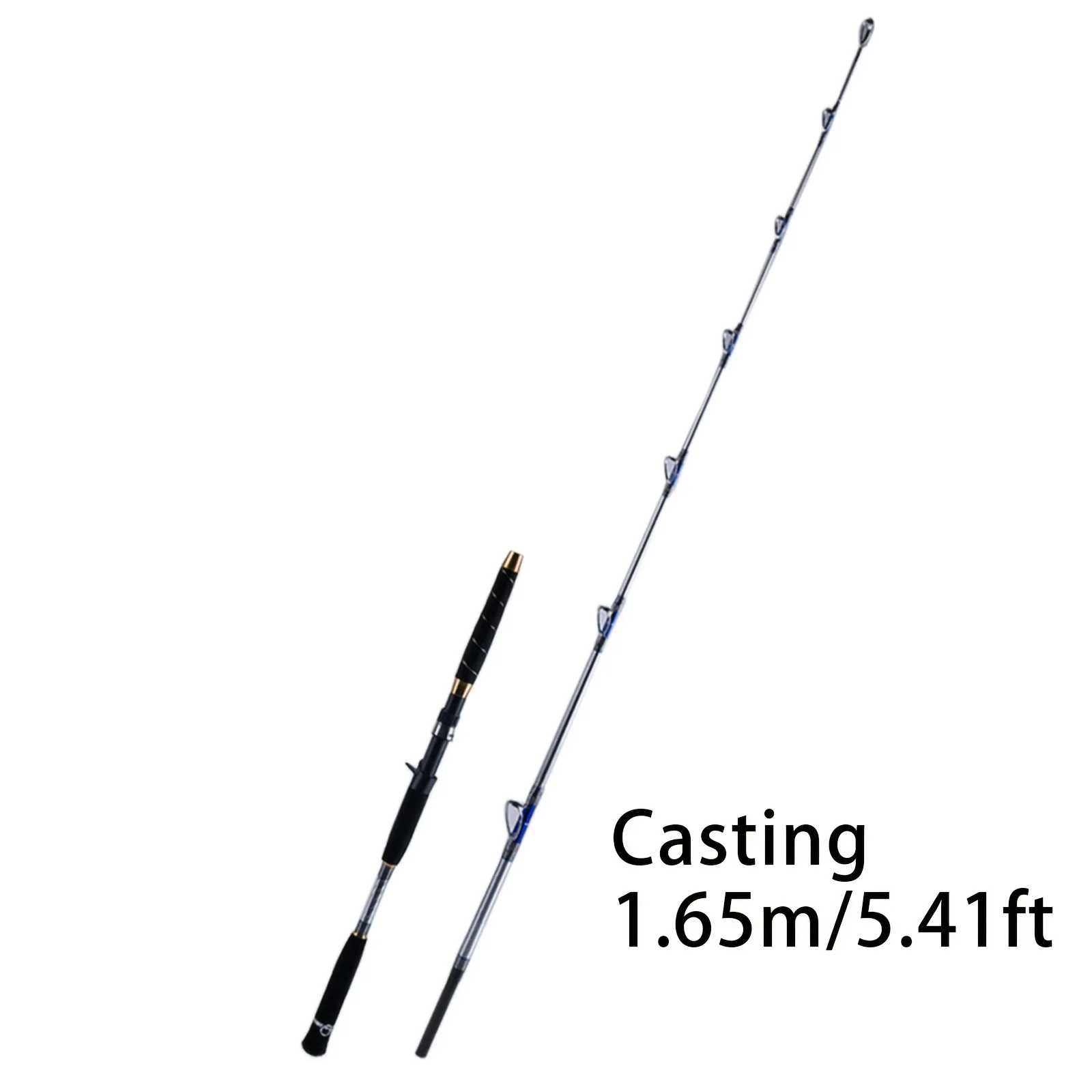 Canne à pêche Goture Deep Ocean 1,65 m, canne à lancer pour pêche à la ligne et au casting, canne à lancer longue distance, canne de pêche en mer, en océan, en bateau
