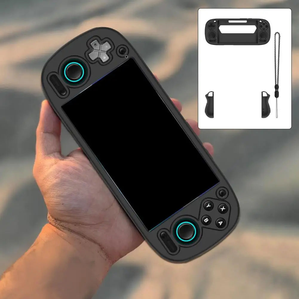 TPU Shell Case For Retroid Pocket 5 Case Offical Protective Cover TPU Shell Protective Skin Stand Holder K3V6