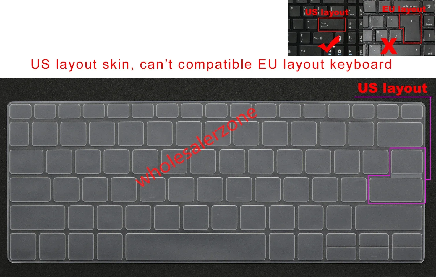 New US Keyboard Skin Cover for HP ProBook 445 440 G11 EliteBook 645 640 G11,635 630 G11,1040 G11 HSN-Q38C-4 HSN-Q39C-4 HSN-I61C