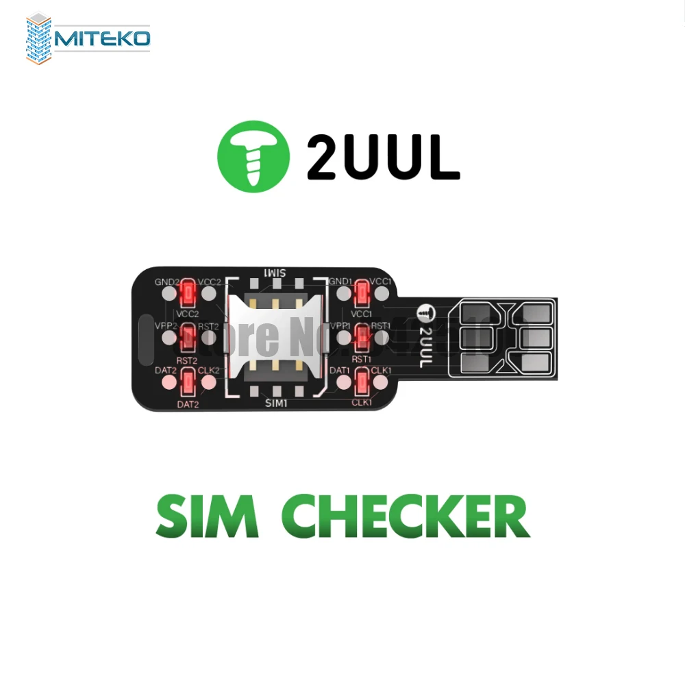 2UUL SIM Checker SM01 Dual Card Test King For Mobile Phone Various Dual-SIM Devices Circuits Module Faults Check Tools