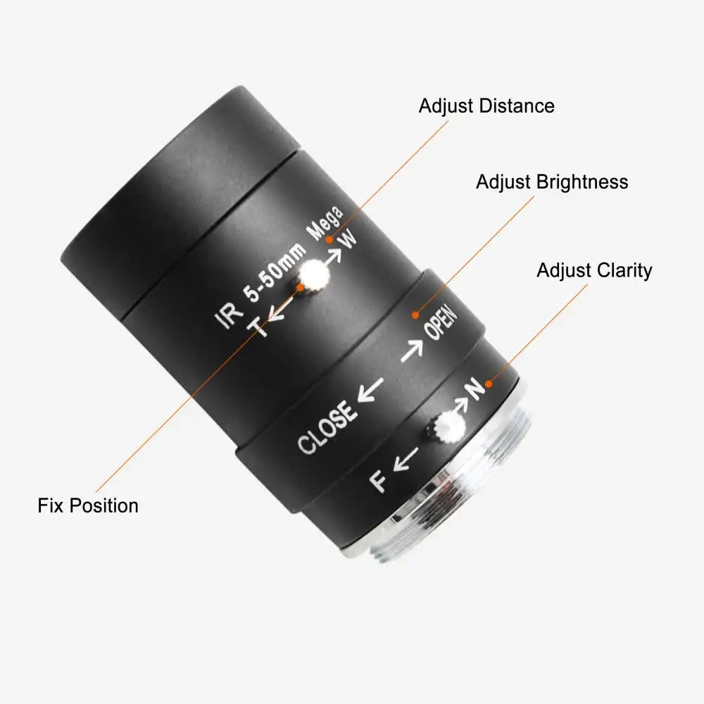 SVPRO 1080P USB Webcam CS Mount Varifocus Lens CMOS OV2710 Mini Video USB Camera Chamber for Windows Android Mac Linux