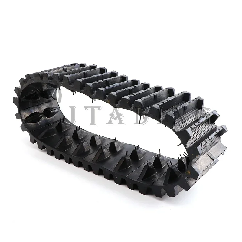 Rubber Track Caterpillar Tracks For ATV Go Kart UTV Buggy Snow Blower Sand Snowmobile Quad Bike Motorcycle Wheels Accessories