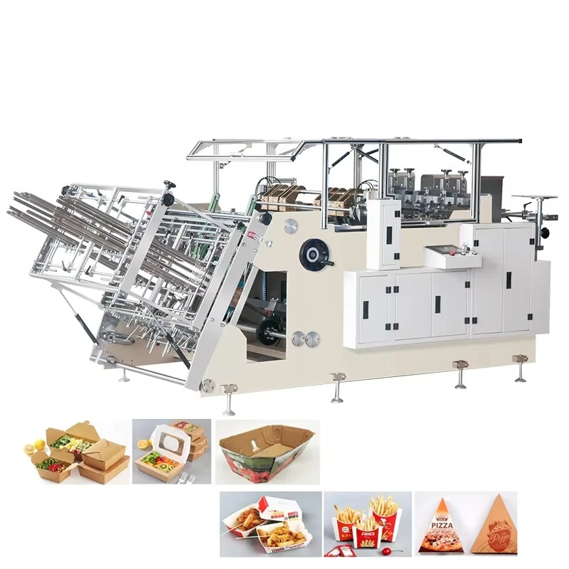 Take Away Food Box Making Machine Pizza Carton Box Making Machine