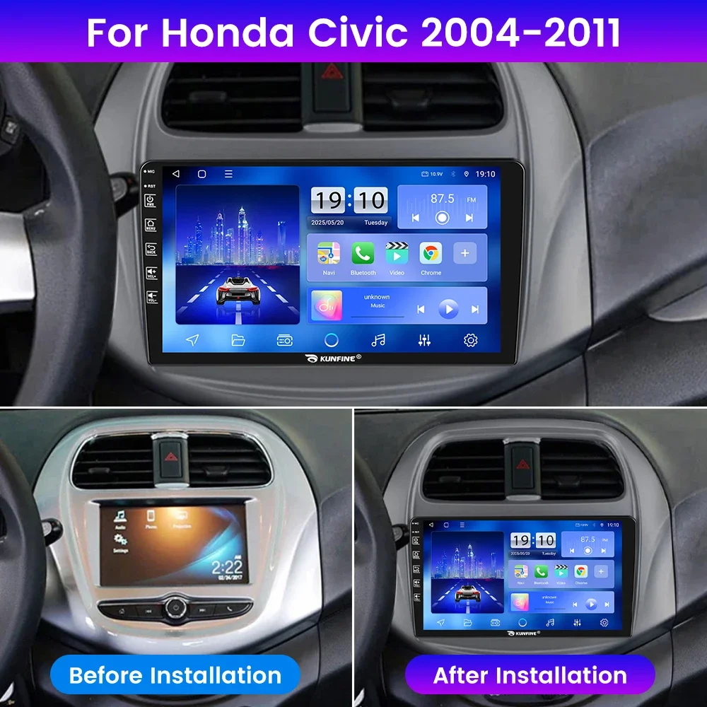 Android Car Radio For Chevrolet Spark Beat 2019-2020 GPS Navigation Multimedia Video Player Carplay Android Auto Stereo