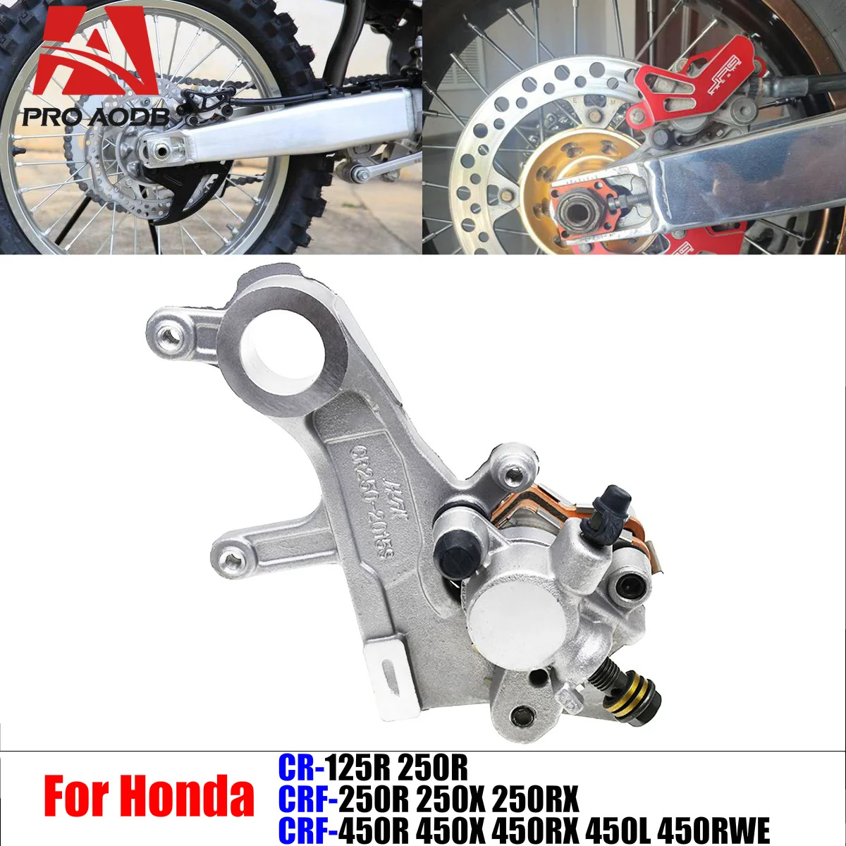 

Precision-Made Motorcycle Accessories Rear Brake Caliper For HONDA CR125R 250R CRF250R 450R 250X 450X 250RX 450RX 2023