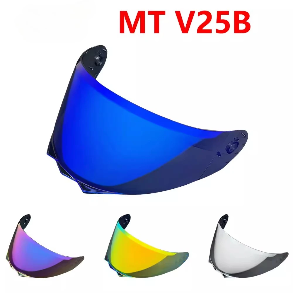 For MT Helmet Lens V25B Helmet Mirror Plating Visor  Visera Casco Moto Universal