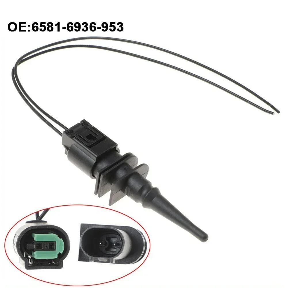 Outside Exterior Air Ambient Temperature Sensor 65816936953 For BMW 5 E60 E61 Connector With Wiring Harness
