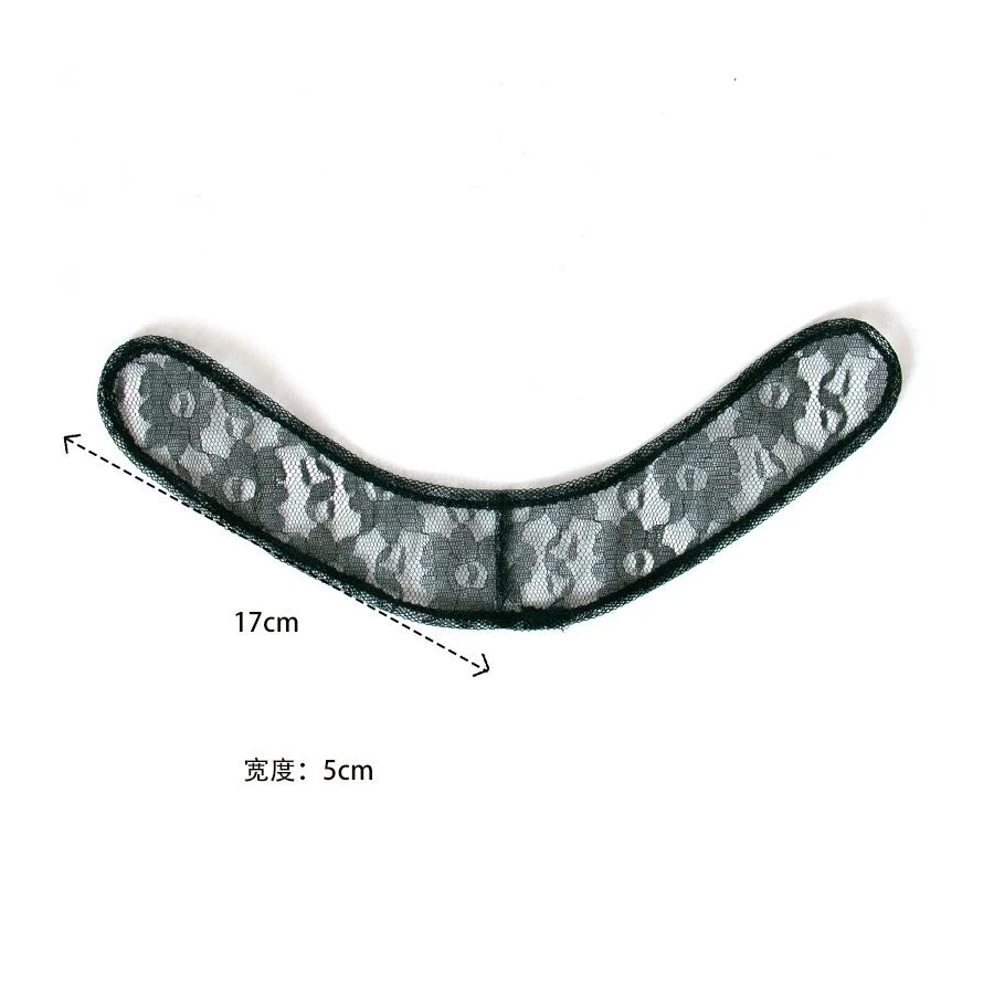 클립용 스위스 레이스 네트, 헤어 익스텐션 포니테일, 헤어 토퍼, 로즈 레이스 네트, 가발 액세서리용 콘로우 캡, 10 개/백