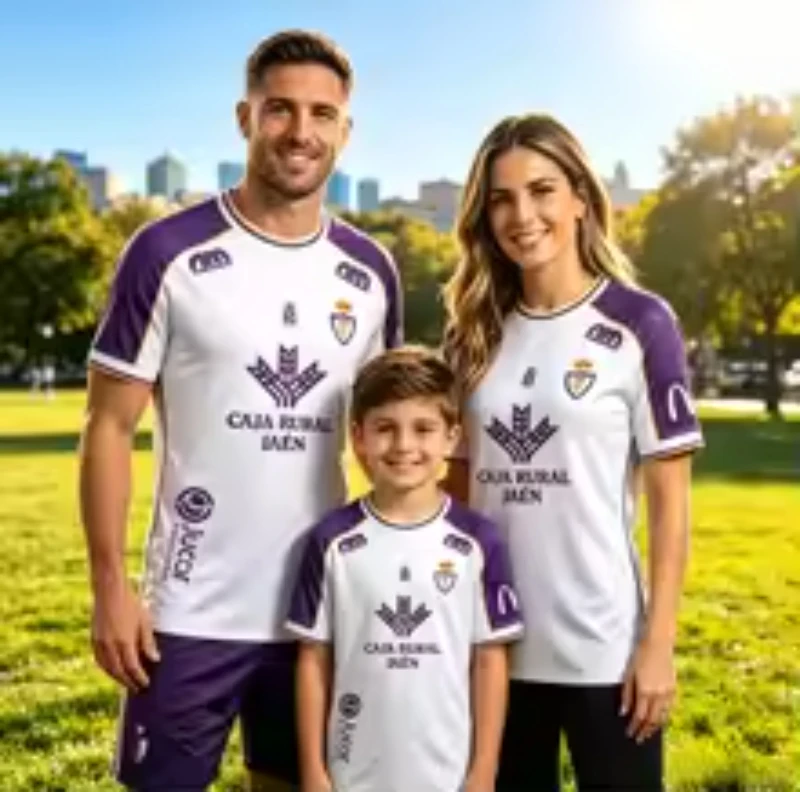 Family Matching 2026 Real Jaén Football Jersey Men Summer Sports Oversize T-shirt Breathable Quick Drying Streetwear Clothing