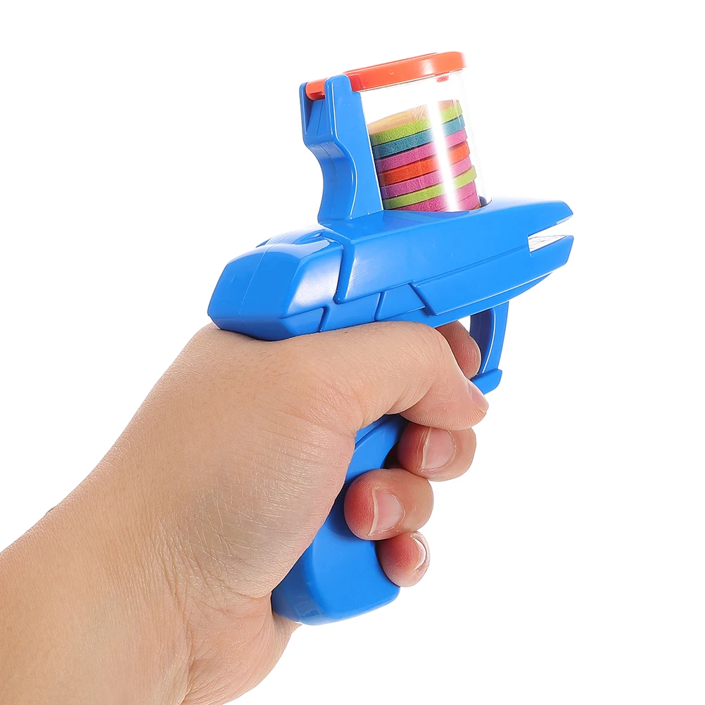 

4pcs Fly Shooter Interactive Flying Safe Play Parks Beaches Disc Game Family Fly Disk Shooter Children’S Outdoor