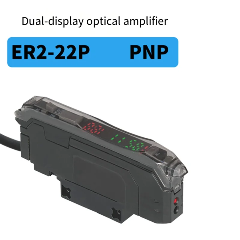 ELECT-ER2-22P Fiber Optic Amplifier Diffuse Reflection Induction Photoelectric Switch Dual Digital Display