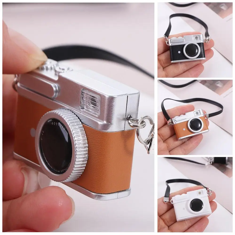 

Pretend Play OB11 Doll Accessories Photographic Prop Doll House Accessories Simulation Camera Witn Flash Lamp Strobe Toy
