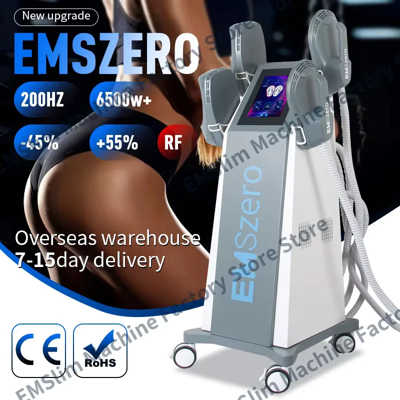 

EMSZERO 6500 Вт RF EMS стимулятор мышц электромагнитный для похудения скульптурный аппарат для контурирования тела Emszero ultra