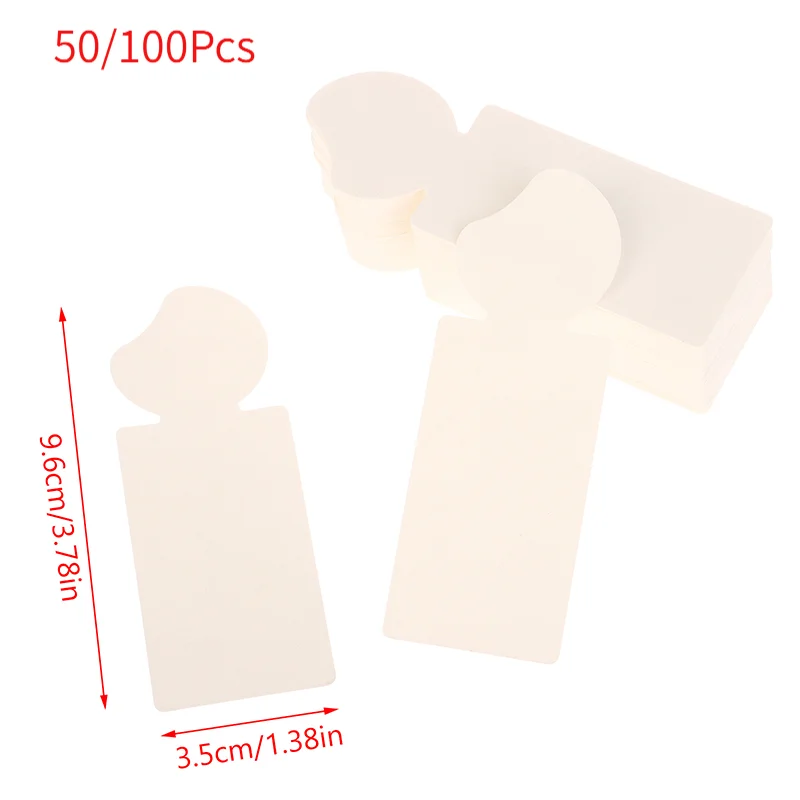 #50/100Pcs Perfume Test Strips Pracctical Premium Creative Blank Incense Paper 6mm Thick Perfume-Blotter Incense Testing Paper