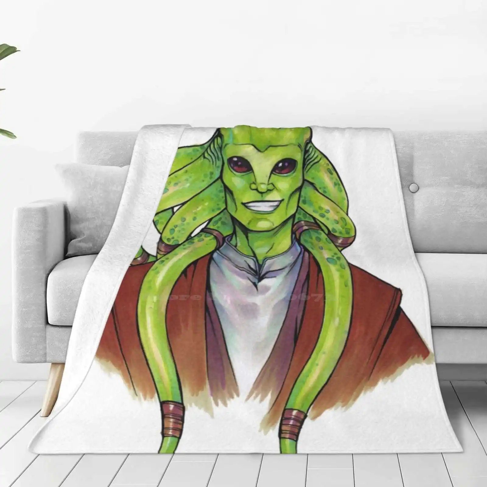 Kit Fisto Low Price New Print Novelty Fashion Soft Warm Blanket Kit Fisto Copics Markers