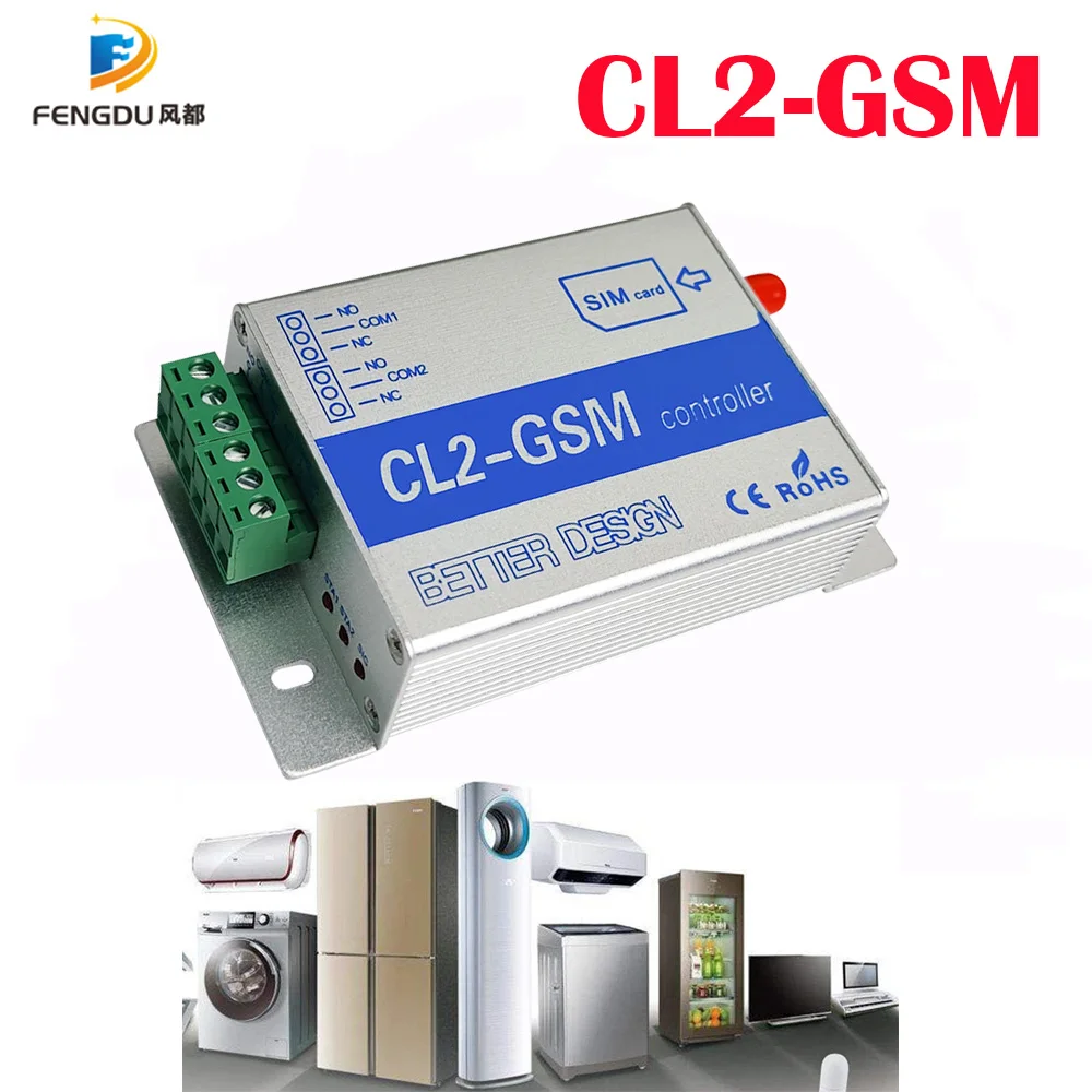 Wireless GSM SMS Remote Controller Smart Switch Module CL2-GSM Home Automation for Gates Electric Door Opener Lock Pump Motor
