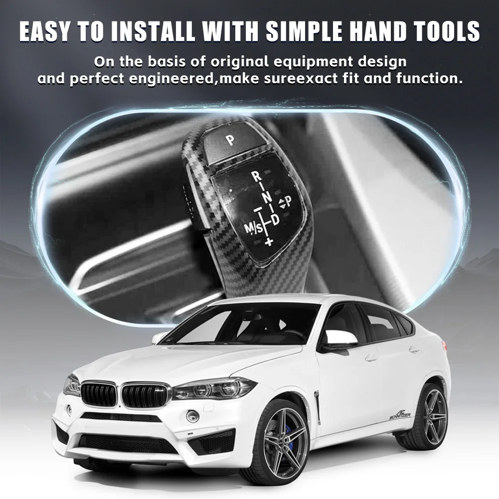 

ABS Car Console Gear Gear Shift Knob Protection Trim Cover For BMW 2-Series F22 F23 4-Series F32 F33 F36 2014-2019