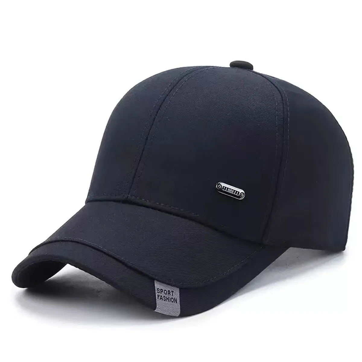 Unisex Kleine Baseballkappen mit Eisenetikett für Frühling und Herbst, Verstellbare Freizeithüte, Sonnenschutzhüte, Sportkappen – Detail 4