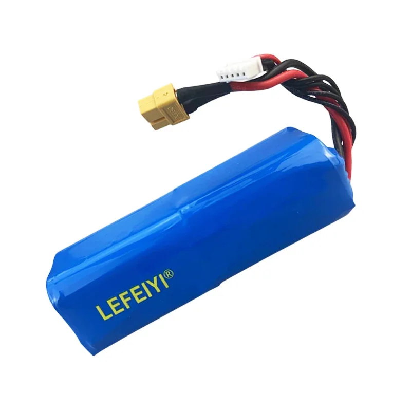 

14.8V 6800mAh 4S2P High Capacity 16.8V Li-ion Battery UAV Rechargeable for Various RC Airplane Drone Quadrotor XH2.54-5P XT60