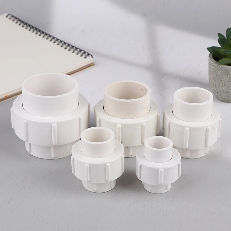 

1 шт. 20/25/32/40/50 мм двойная внутренняя резьба ПВХ соединитель для аквариума съемный шарнир садовый полив ирригационные фитинги