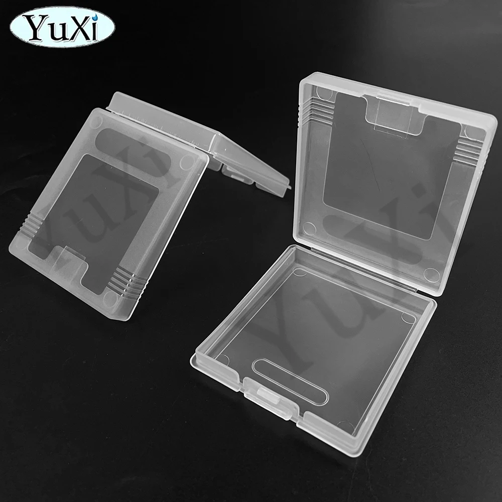 5 pçs casos de cartucho de jogo para gameboy cor gbc gbp plástico transparente caixa de cartucho de cartão de jogo protetor para gameboy bolso