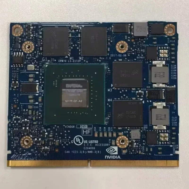 M1200M M1200 LS-E172P 4G VGA para  ZBook 15 G3 17 G3 N17P-Q1-A2