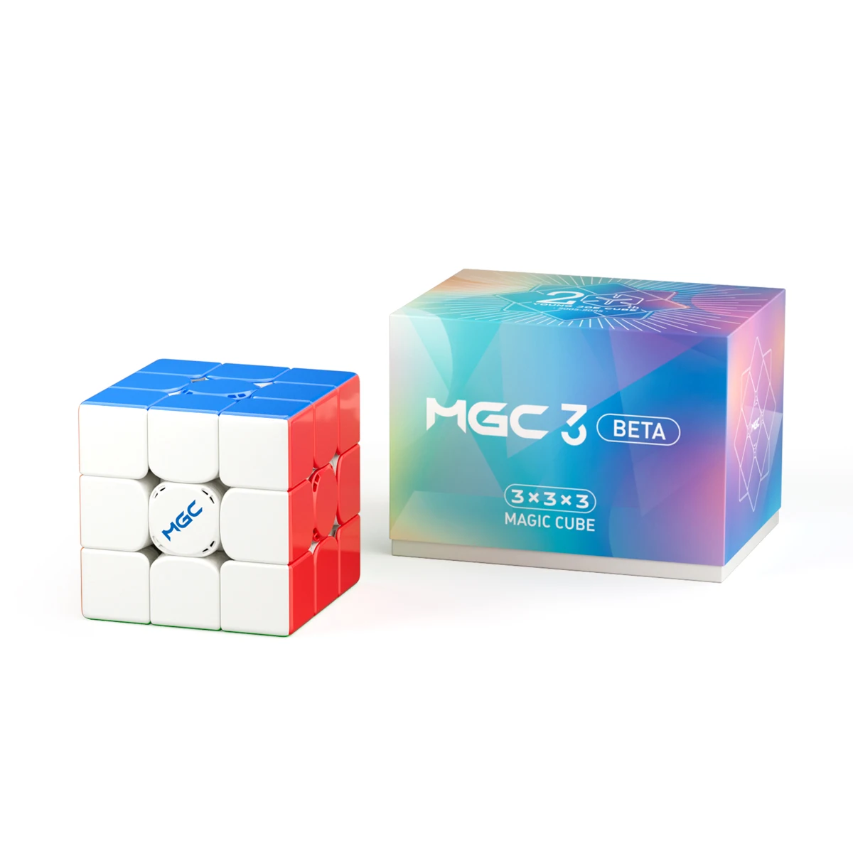 YJ MGC3 Beta 3x3 Maglev Speed Cube, UV‑Coated Stickerless Pro Puzzle Cube, Fidget Toy, Educational Gift for Kids & Adults