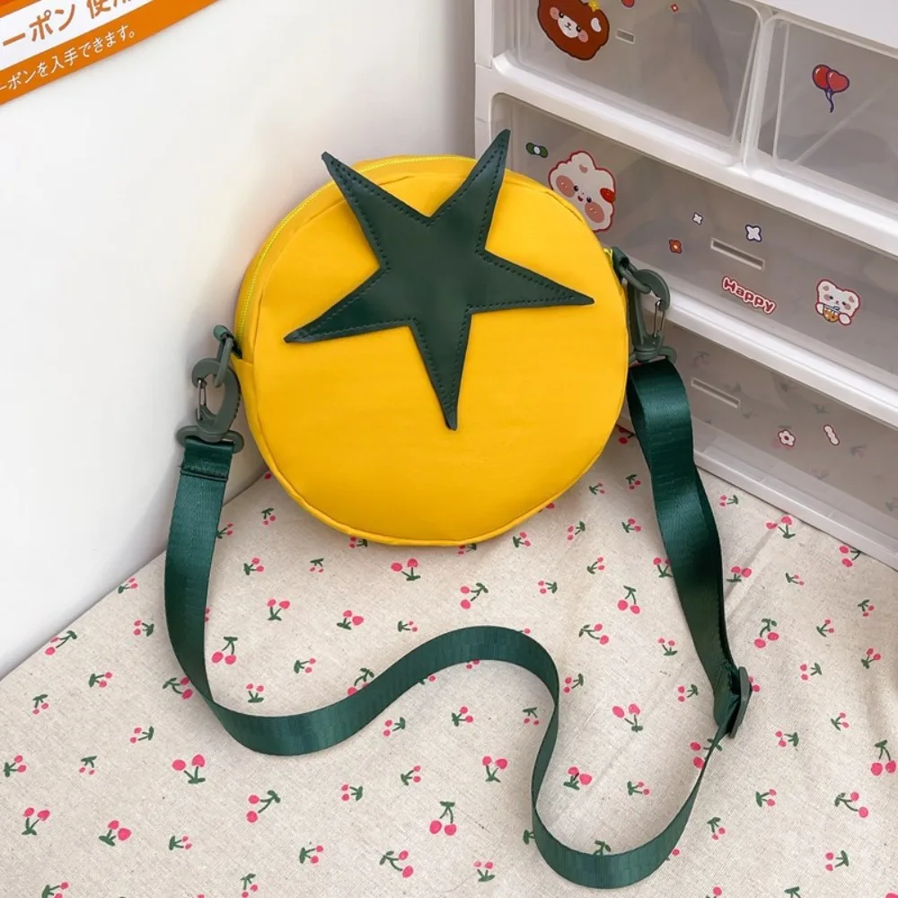 

Message Bag Tomato Shape Crossbody Bag Solid Color Casual Funny Shoulder Bag Korean Style Harajuku Mobile Phone Pack Travel