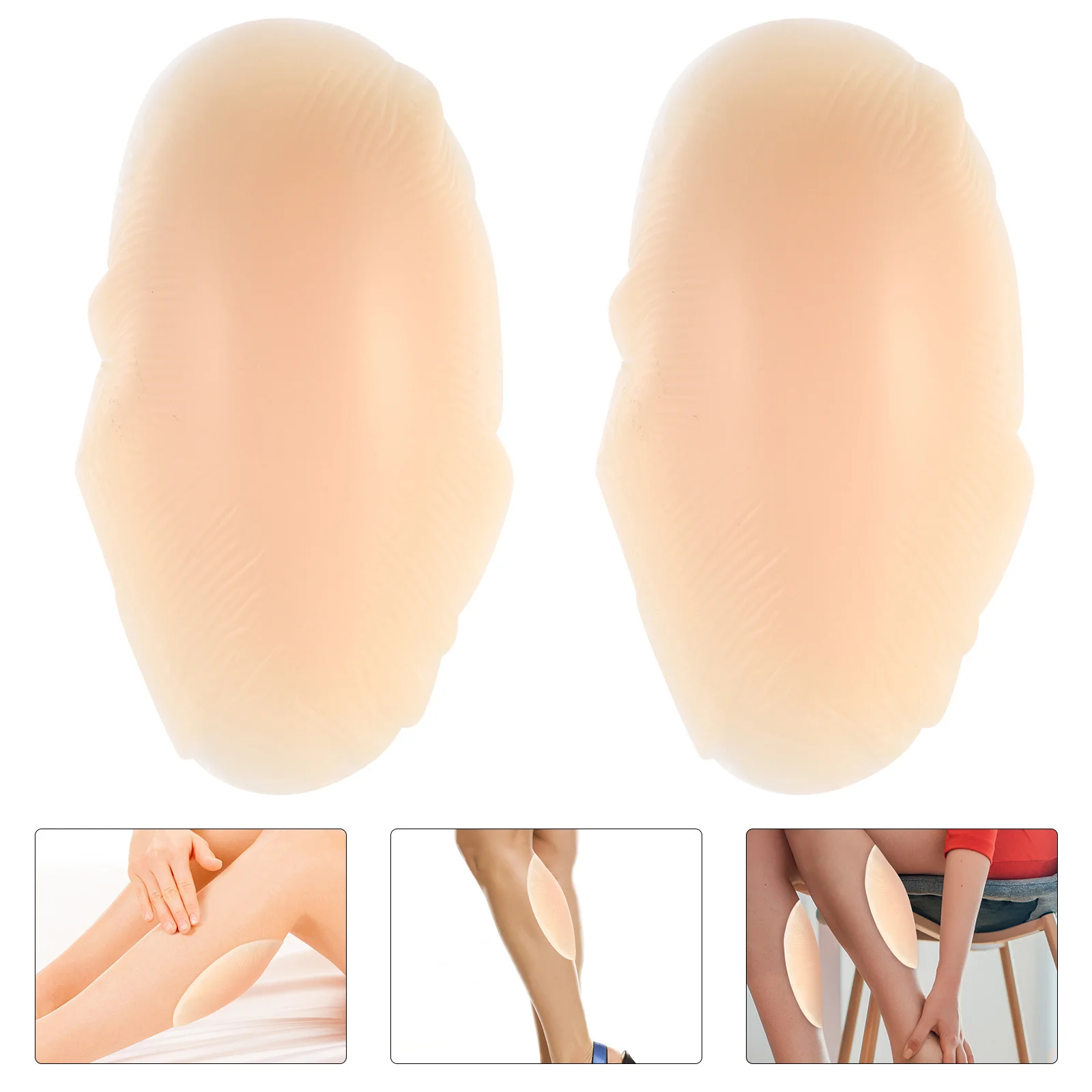 

1Pair Silicone Calf Corrector Pads Non-Allergic Soft Flexible Leg Onlays for Flawless Appearance Corrector for Thin Calves