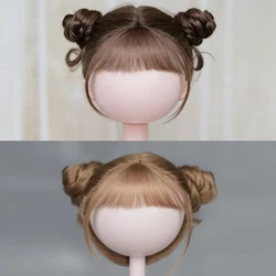 Kawai  30cm Doll Wig Cute Shawl Long Hair Curl Wig for 1/6 Bjd  6-7 Inch Head Circumference Doll Accessories Toys Doll Hair