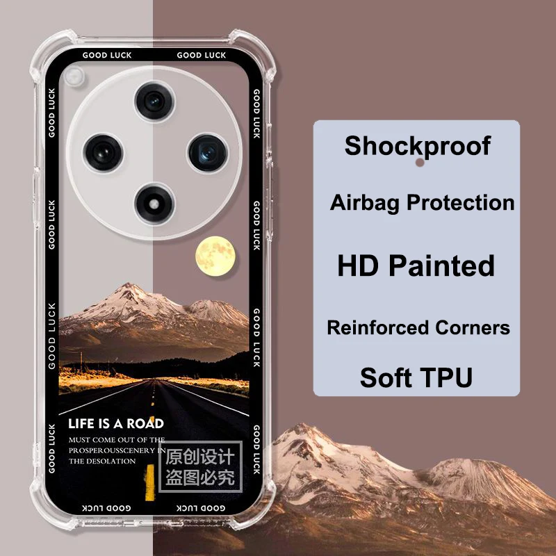 Trova X8 custodia Anti-caduta per OPPO Find X8 Pro 5G custodia trasparente in Silicone TPU morbido sottile per OPPO Find X8Pro X7 X6 X5 Pro Shell