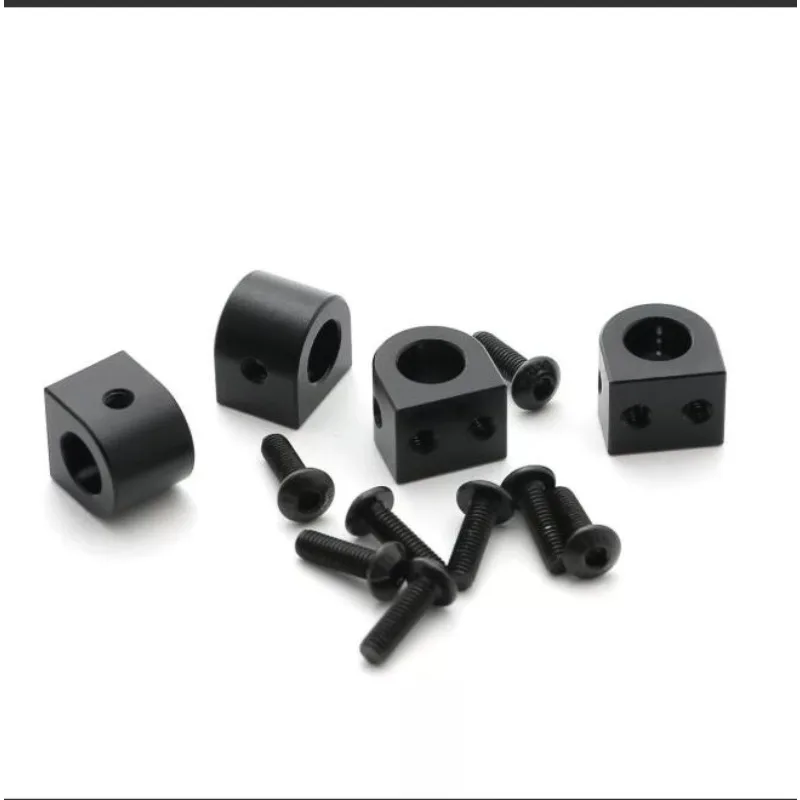 CNC Metal Body Post Bracket, Low CG Upgrade Parts to Replace Original Plastic for 1/10 Axial SCX10 LCG Chassis RC Crawler