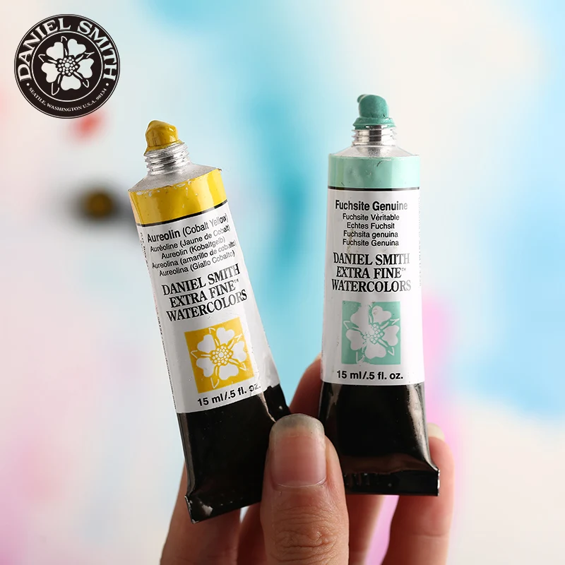 Imagem -02 - Daniel Smith-tinta Aquarela Extra Fina Pintura Tubo Acuarelas Suprimentos de Desenho do Artista Mineral Natural Original 15ml