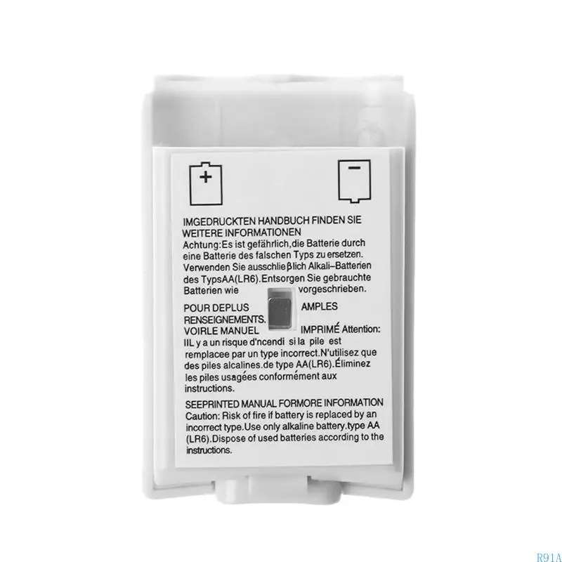 360 게임 패드 교체 용 배터리 보호 커버 용 R91A 배터리 백 커버 360 무선 컨트롤러