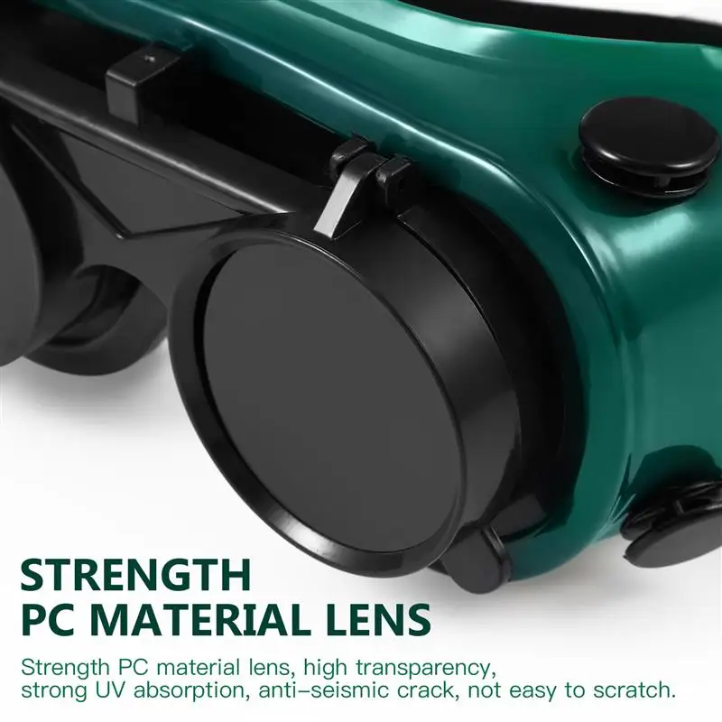 Gafas protectoras antideslumbrantes para soldar, lentes de seguridad abatibles hacia arriba, accesorios de soldadura
