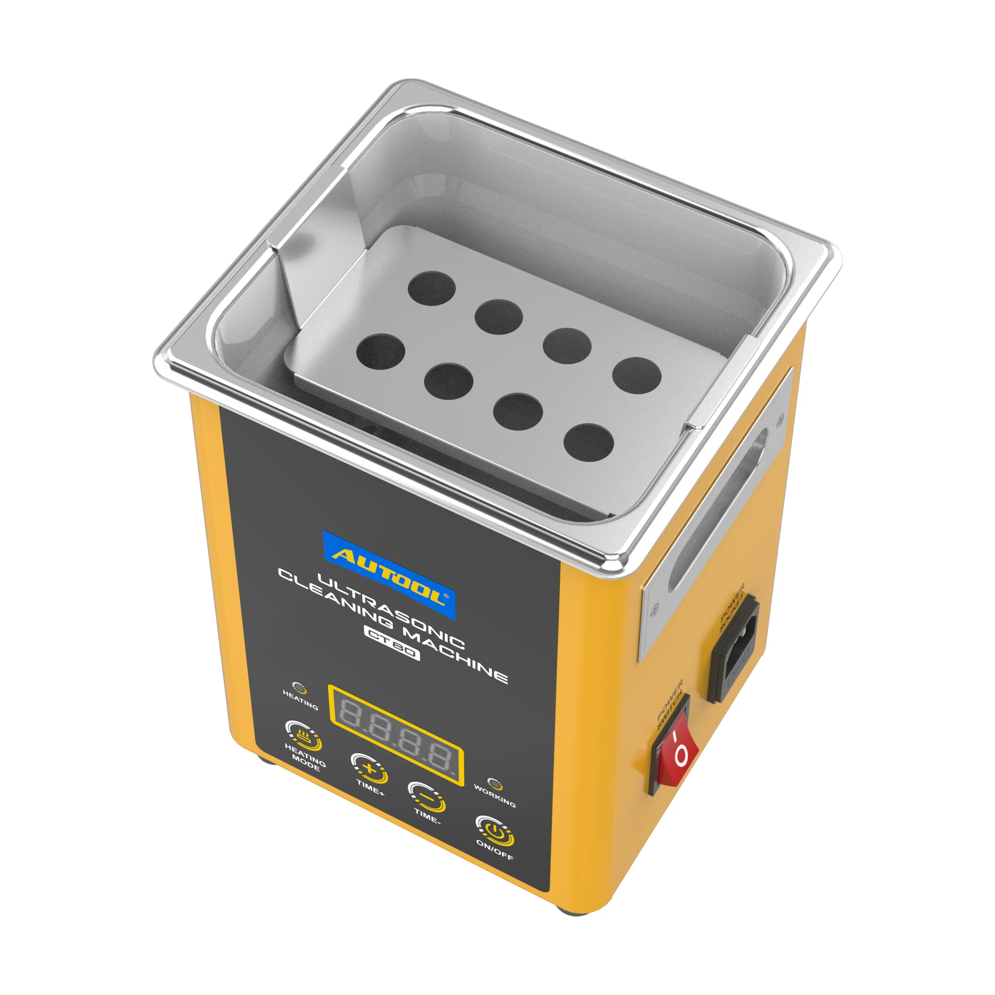 AUTOOL CT80 Car 40KHZ 60W 1.6L 2000ml Ultrasonic Cleaner with Cleaning tank for Fuel Injectors etc.